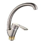 Смеситель для кухни (мойки) G.LAUF 8G4-A181KH (D40; боковая ручка; на лат. гайке) сатин (10)