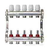 Коллектор из нерж. стали с расходомерами 5 выходов ZOTA