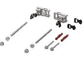 Комплект для крепления модуля к стене или системе стального профиля, с быстрой фиксацией 9380014