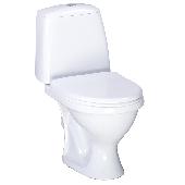 Унитаз-компакт Соната (косой вып., ниж. подв., 1-реж. арм., сид. полипропилен), SANTERI