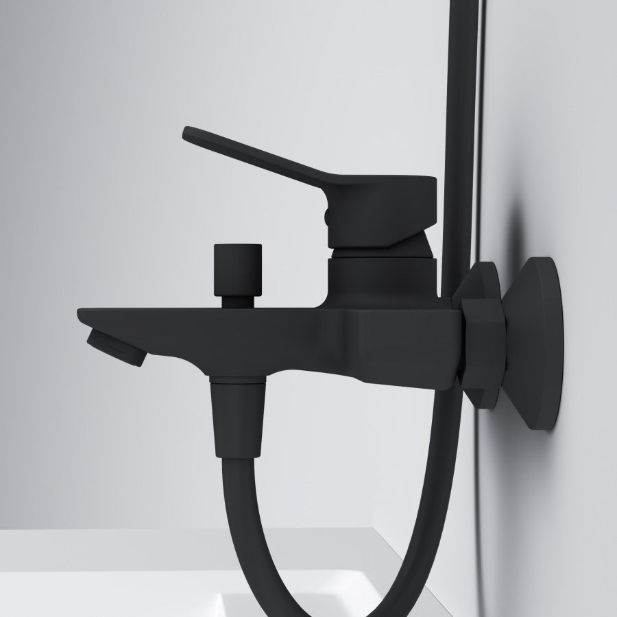 Смеситель для ванны и душа ЧЕРНЫЙ F85A10022 X-Joy АМ.РМ
