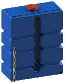 Емкость 1800л ПВ1800Д с крышкой