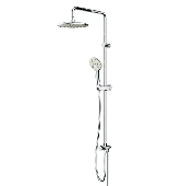Душевая система,набор: веррхний душ d 220мм, ручной душ 1 функция d 110мм  F0790000  GEM АМ.РМ