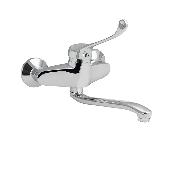 1022-20 BRIMIX Смеситель для мойки и раковины ОТ СТЕНЫ с медицинской ручкой шаровый