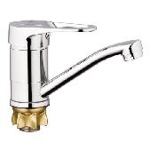 Смеситель для кухни (мойки) G-lauf 4T4-B043 (D40; на гайке; кор. излив; 140мм)