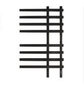 Полотенцесушитель эл. SOUL quadro 80*50 оружейная сталь STOUT (SHQ-S3QQ-008050)