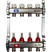 Коллекторная группа с расходомерами  4 вых. STOUT (SMS 0917 000004)