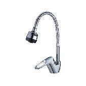 Смеситель для кухни (мойки) KAD4-В043 (D40; боковая ручка на лат. гайке; гибкий излив)