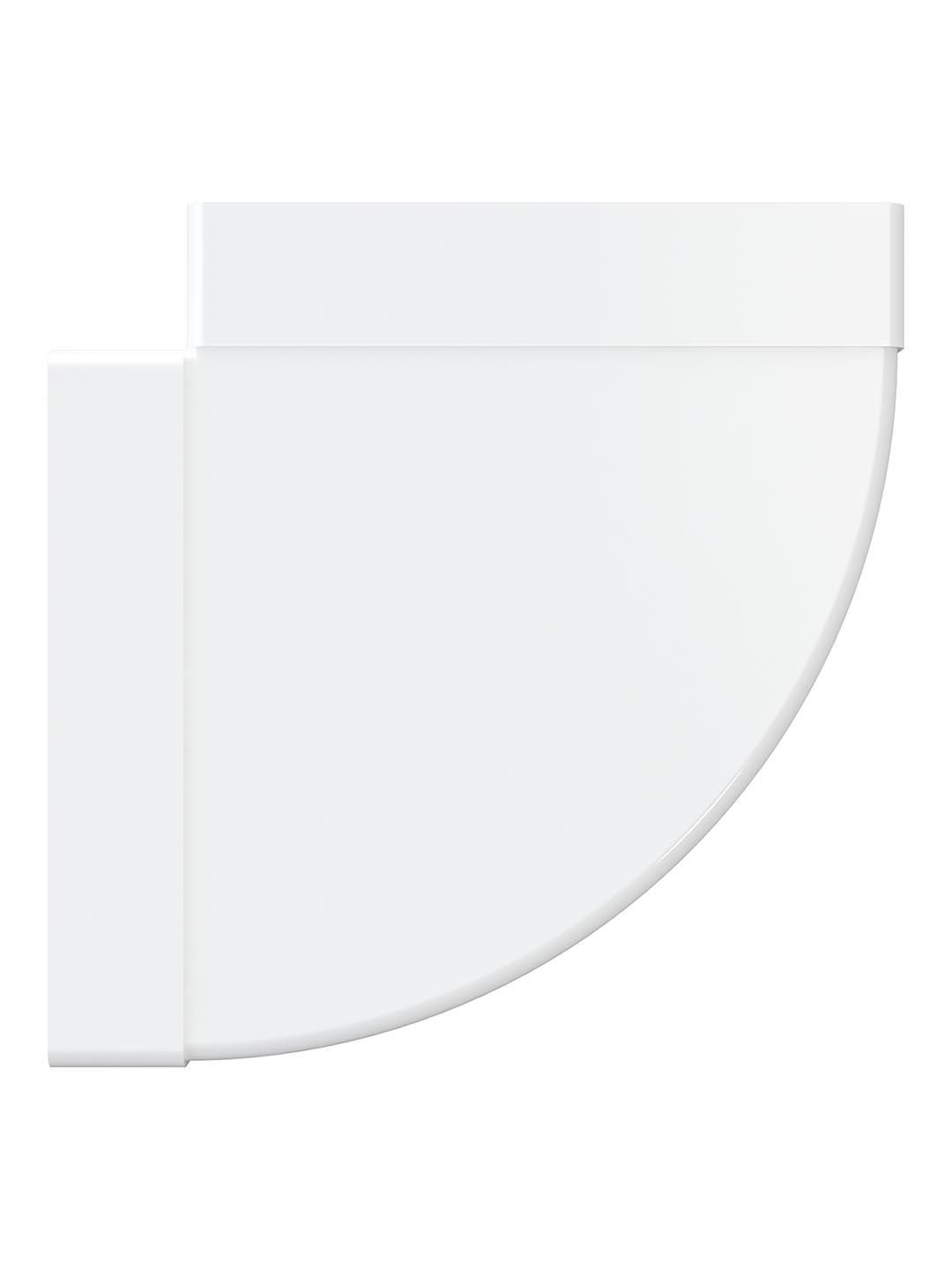 Колено горизантальное пластик 90° 60х204  ERA 620КГП