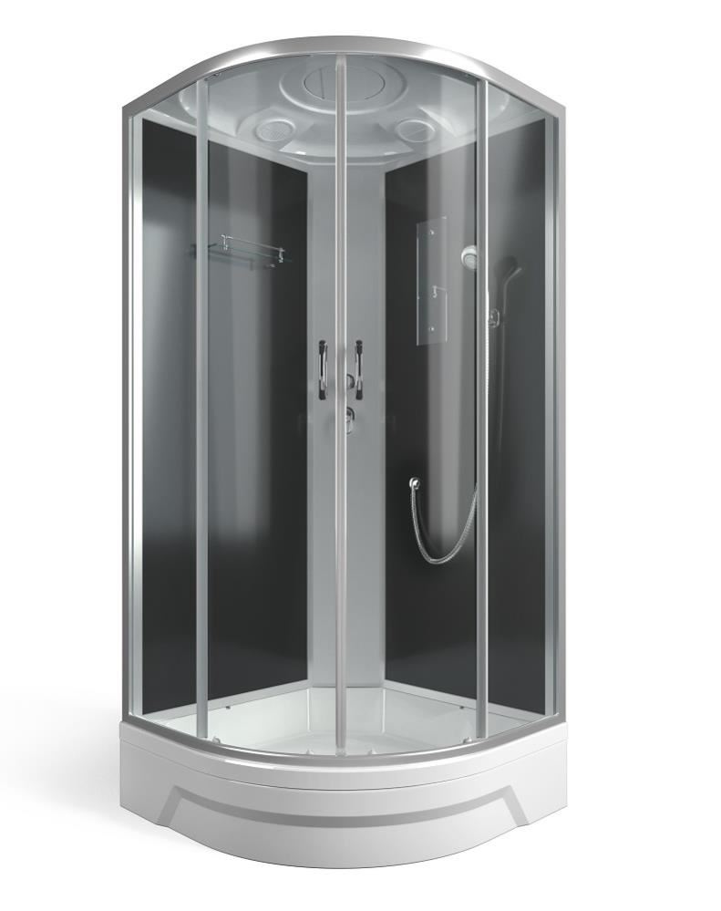 ERLIT Душевая кабина ER350926-C4-RUS 900*900*2260 (без г/м, средний поддон, тонир.стекло)