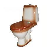 Унитаз-компакт Премьер корич.(гориз вып., нижн. подв., сид, 2-кн.арм.) Киров