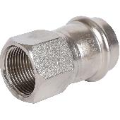 Пресс-муфта    28*3/4 ВР нержавейка ROMMER RSS-0022-002834 (100)