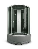 ERLIT Душевая кабина ER3510TP-C2-RUS_GRAY 100*100*215 (без г/м, выс.поддон, тон.стекло)