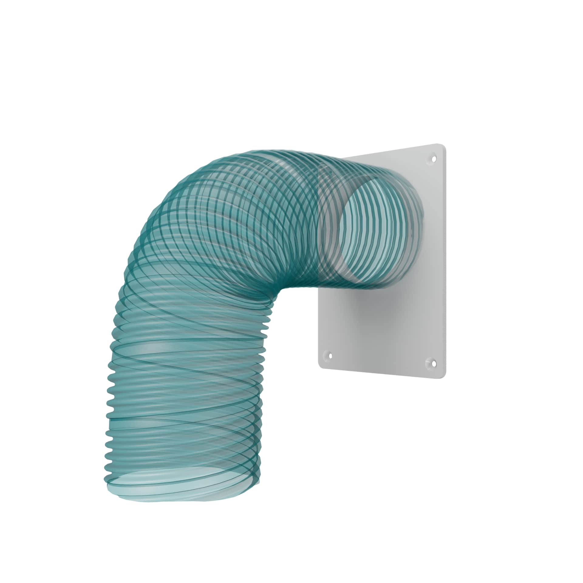 Площадка торцевая фланец D120 196х236 окраш.сталь ERA 120ПТМ