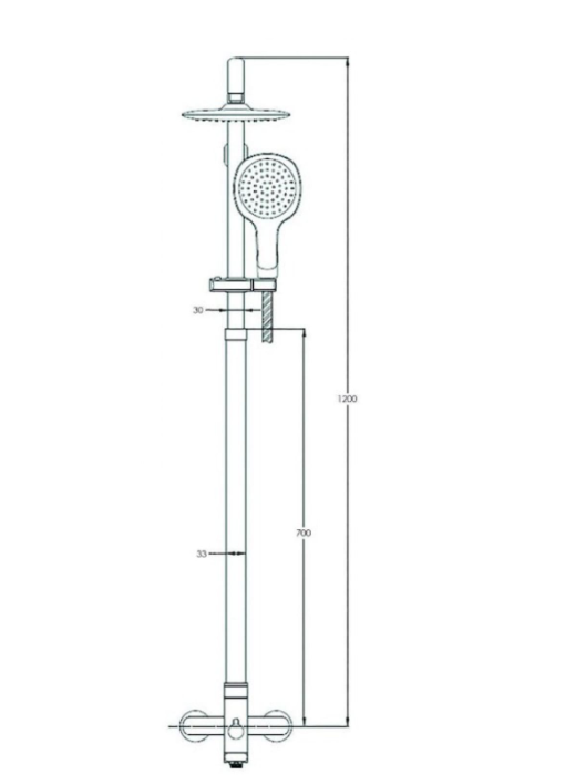 Смеситель для ванны с душем G-lauf NOB16-A128 (D35 с душевой системой керам.вст.перекл.)