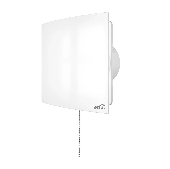 Вентилятор накладной QUADRO D100 обратный клапан.шнурок ERA