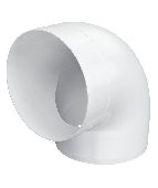 12,5ККП Колено ККП D125 90° пластик ERA