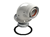 Коакс.отвод Ø60/100 стартовый NAVIEN У-210/3