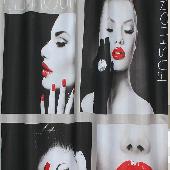 02-01 BRIMIX Шторка в ванную комнату фотопечать - ГЛАМУР