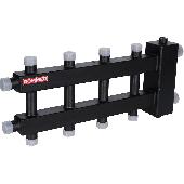 Коллектор (дублер компакт) с гидроразделителем на 2+2+1 контура (до 60 кВт) ROMMER (RDG-0060-024025)