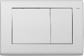 Панель смыва, TECEplanus, 2 клав., белая матовая 9240322