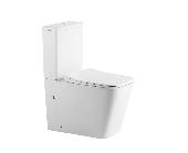 Унитаз напольный TOLEDO белый, безоб. TORNADO,сиденье slim дюро,soft close IBERICA BLANCA