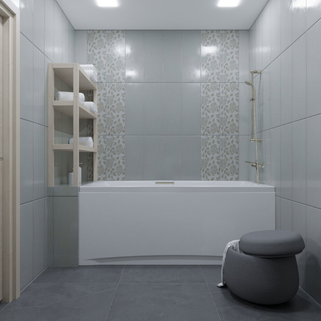 ТРИТОН Ванна Алекса прямоуг.1700х750 на каркасе без панели и сифона