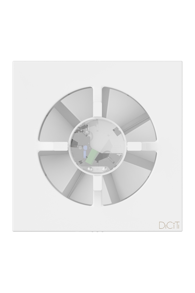 Вентилятор накладной D125 DICITI обр.клапан AEON 5С