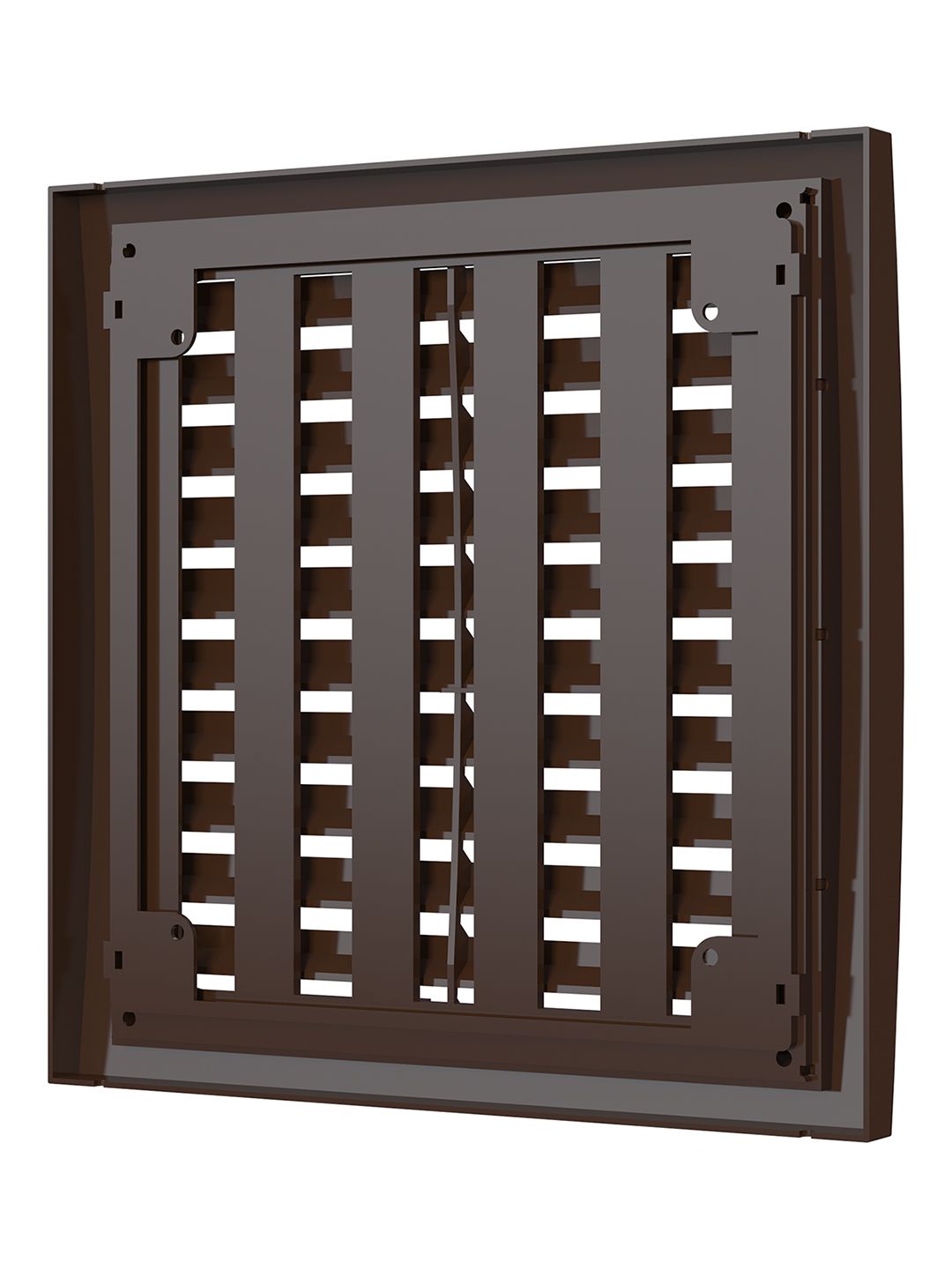 Решетка вентиляционная РРПН  разъемная регулируемая 200х200 ASA Brown ERA STREETLINE 2020РР кор