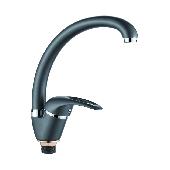 A4040AT Смеситель для кухни ACCOONA с гайкой керамика 40мм цвет: графит (10)