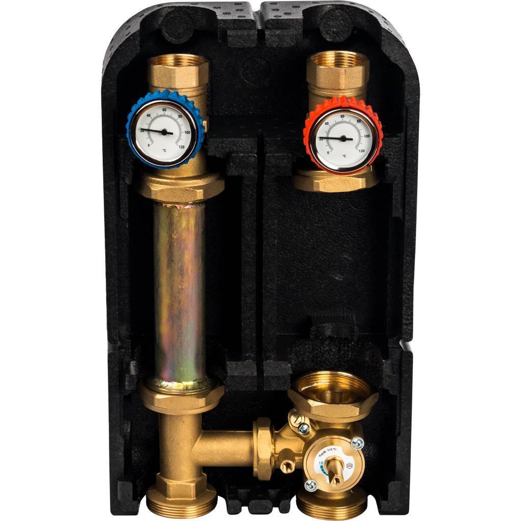 Насосная группа с 3-х ход. приводным смесителем 11/4