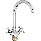 Смеситель для кухни (мойки) G-lauf QTZ4-A827  (керам.1/2 на лат. гайке)