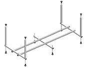 ALEX BAITLER  каркас KN156 для акриловых ванн ONEGA