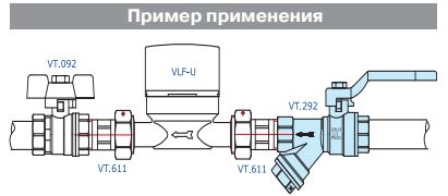 VT292Кран шар. 3/4
