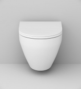 Унитаз подвесной SPIRIT V2.0 FlashClean с сиденьем микролифт, slim wrap-over C707858WH AM.PM