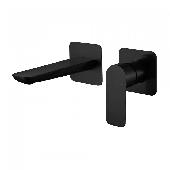 Смеситель для раковины VENTAS S скрытого монтажа,черный матовый, BERGES