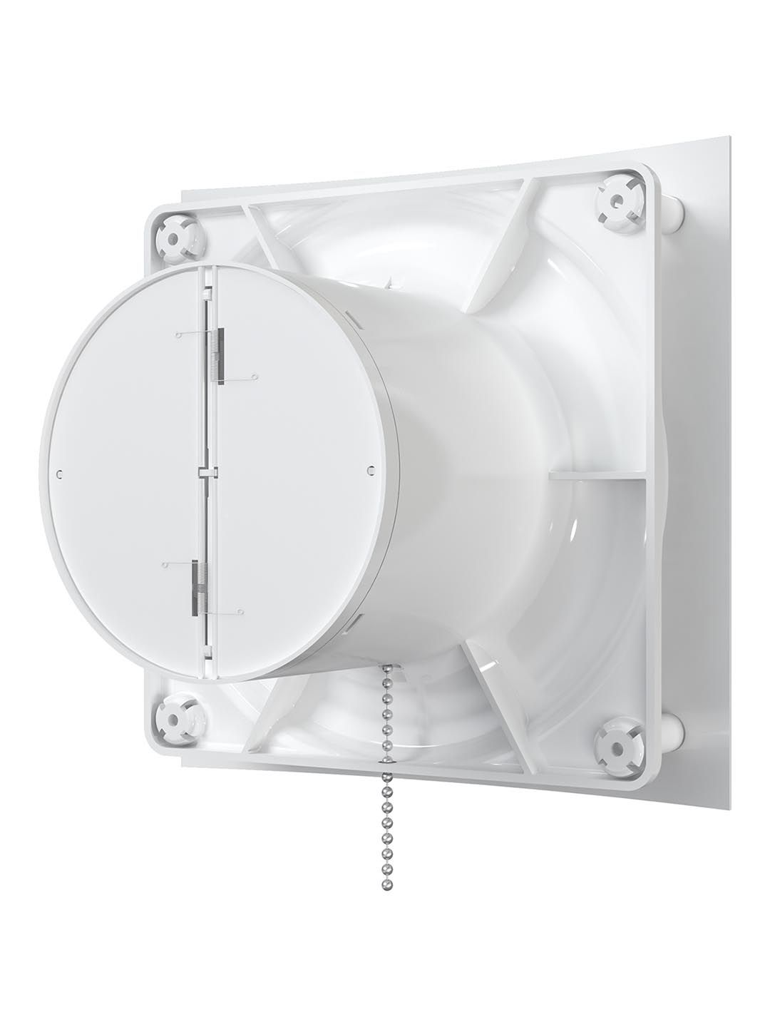 Вентилятор накладной D100 ERA обр.клапан  шнурок QUADRO 4C-02