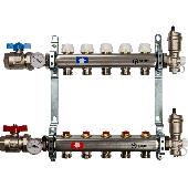 Коллектор из нержавеющей стали в сборе без расходомеров 5 вых. STOUT SMS 0912 000005