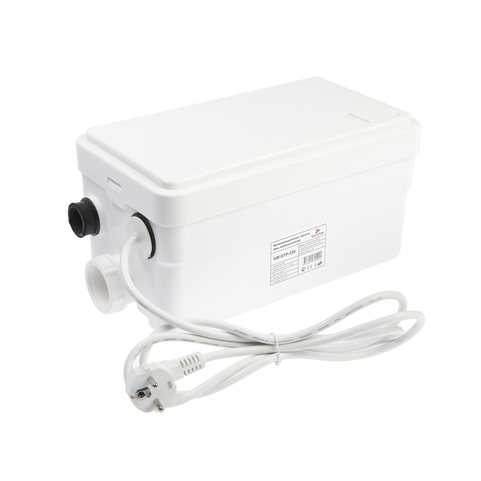 Насос канализ. AquaТIМ AM-STP-250 (250Вт ) для отвода из раков.и ванны