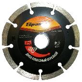 Диск алмазный отрезной сегментный 180х22,2мм сухая резка Sparta