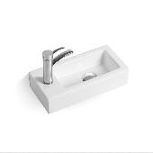 Раковина керамическая VBS-133L 500*400*140 белая, VINCEA
