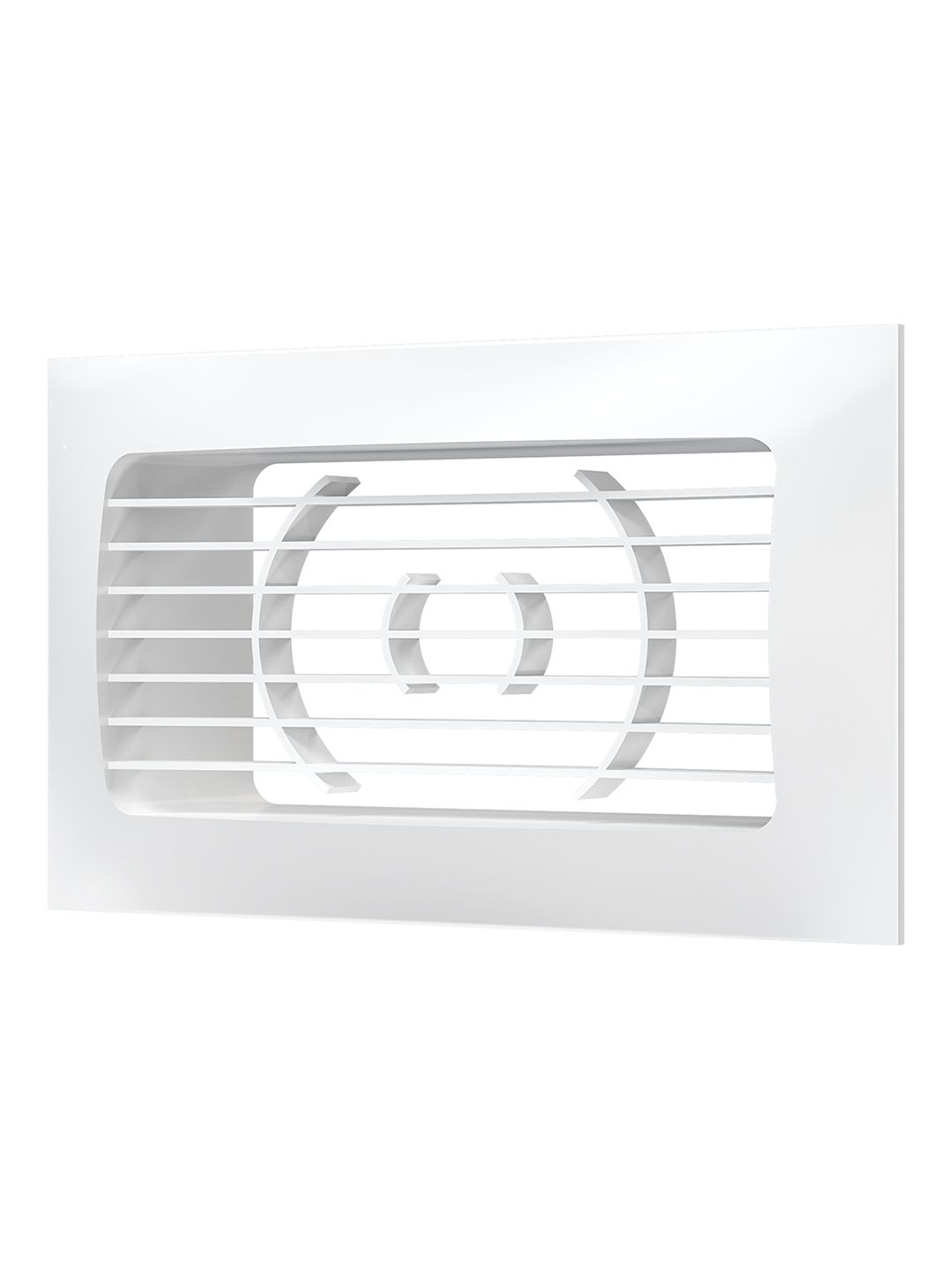 Решетка вентиляционная РСФ фланец 120х60 150x90 пластик ERA 612РСФ