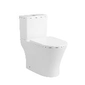Унитаз напольный TORO белый, безоб. TORNADO,сиденье slim дюро,soft close IBERICA BLANCA