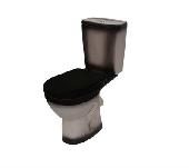 Унитаз-компакт Рио чёрный (универс.вып., нижн.подв., сид, 2-кн.арм.) Киров