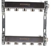 Коллектор из нержавеющей стали для радиаторной разводки 5 вых. ROMMER RMS-4401-000005