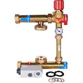 Насосно-смесительный узел ISOTHERM 30-50°C, без насоса STOUT(SDG-0120-006000) длина 130 мм