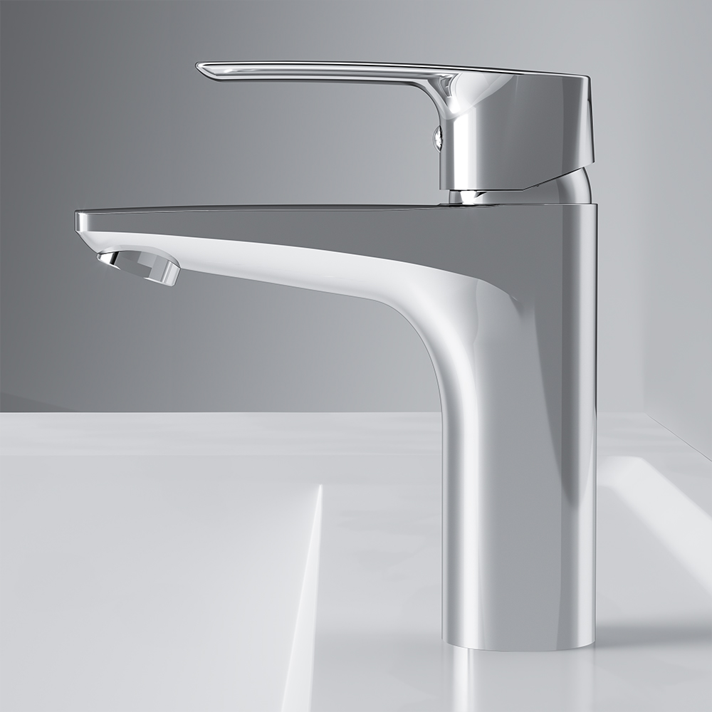 Смеситель для умывальника, ХРОМ  F90А02100  GEM АМ.РМ