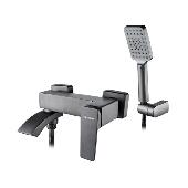 Смеситель для ванны с душем Accoona A63124AT графит матовый