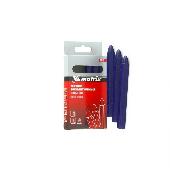Мелки разметочные восковые синие, 120 мм, коробка 6 шт. MATRIX