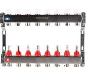 Коллектор из нержавеющей стали с расходомерами 8 вых. ROMMER RMS-1200-000008